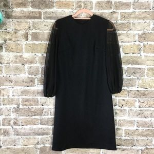SOLD Mod LBD with sheer sleeves